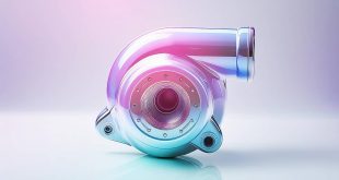 a turbocharger in soft light